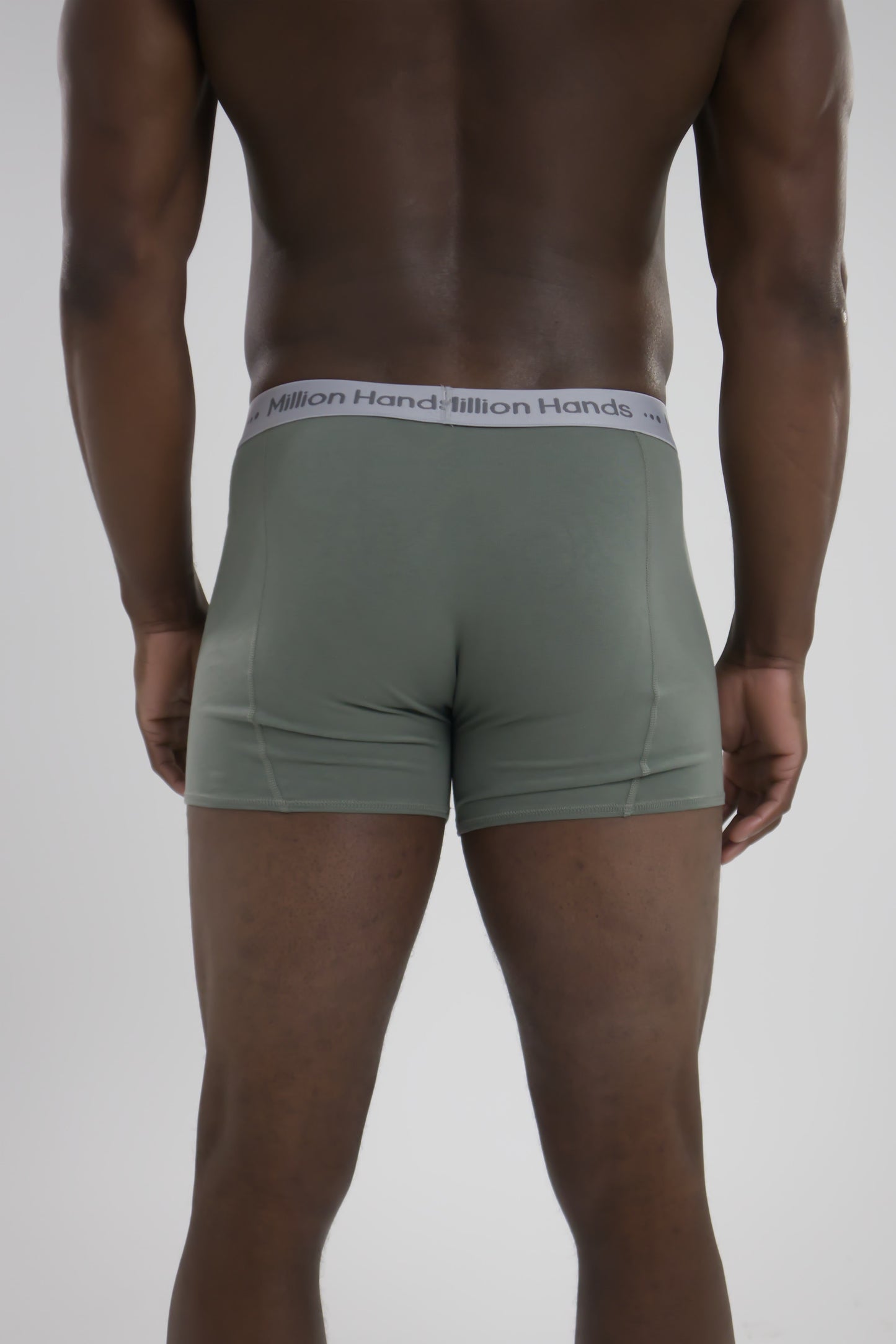 Boxer Corto Brief Caballero 3 Pack Color Verde Militar - Million Hands