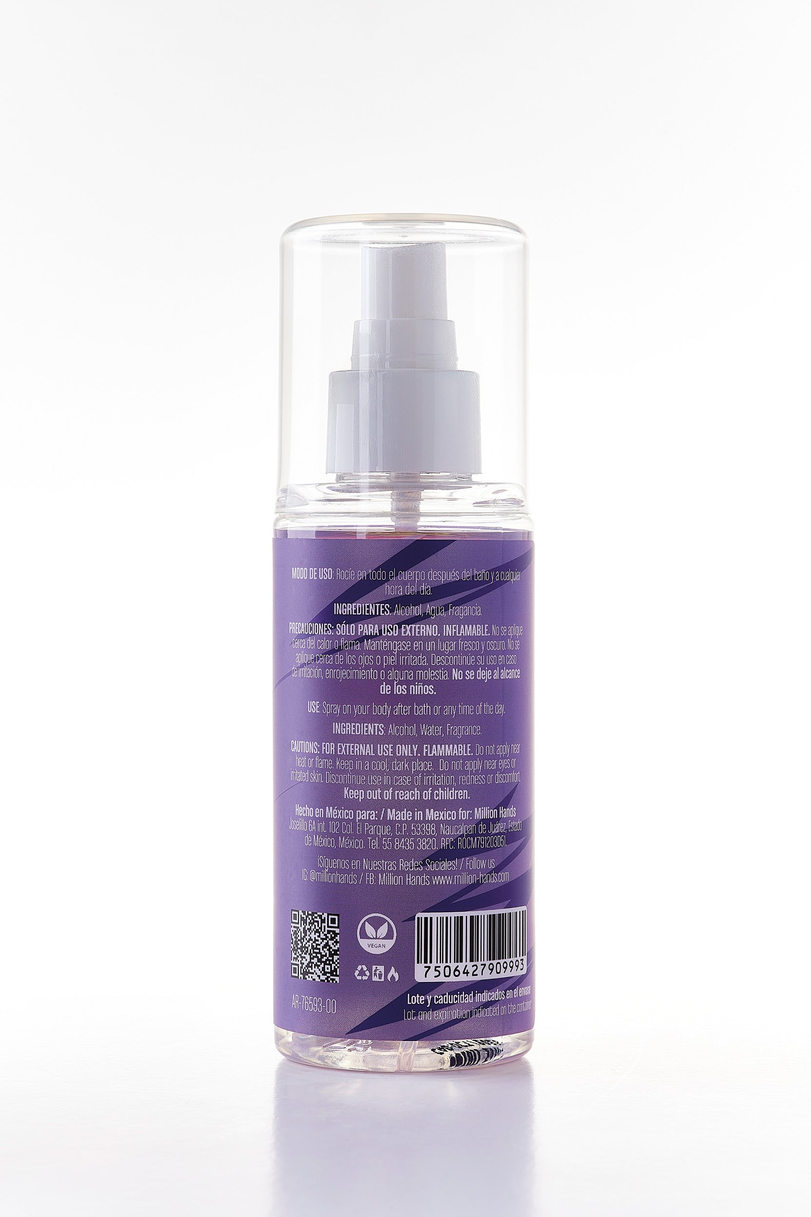 Fragancia Para Niña 140 ml. - Million Hands