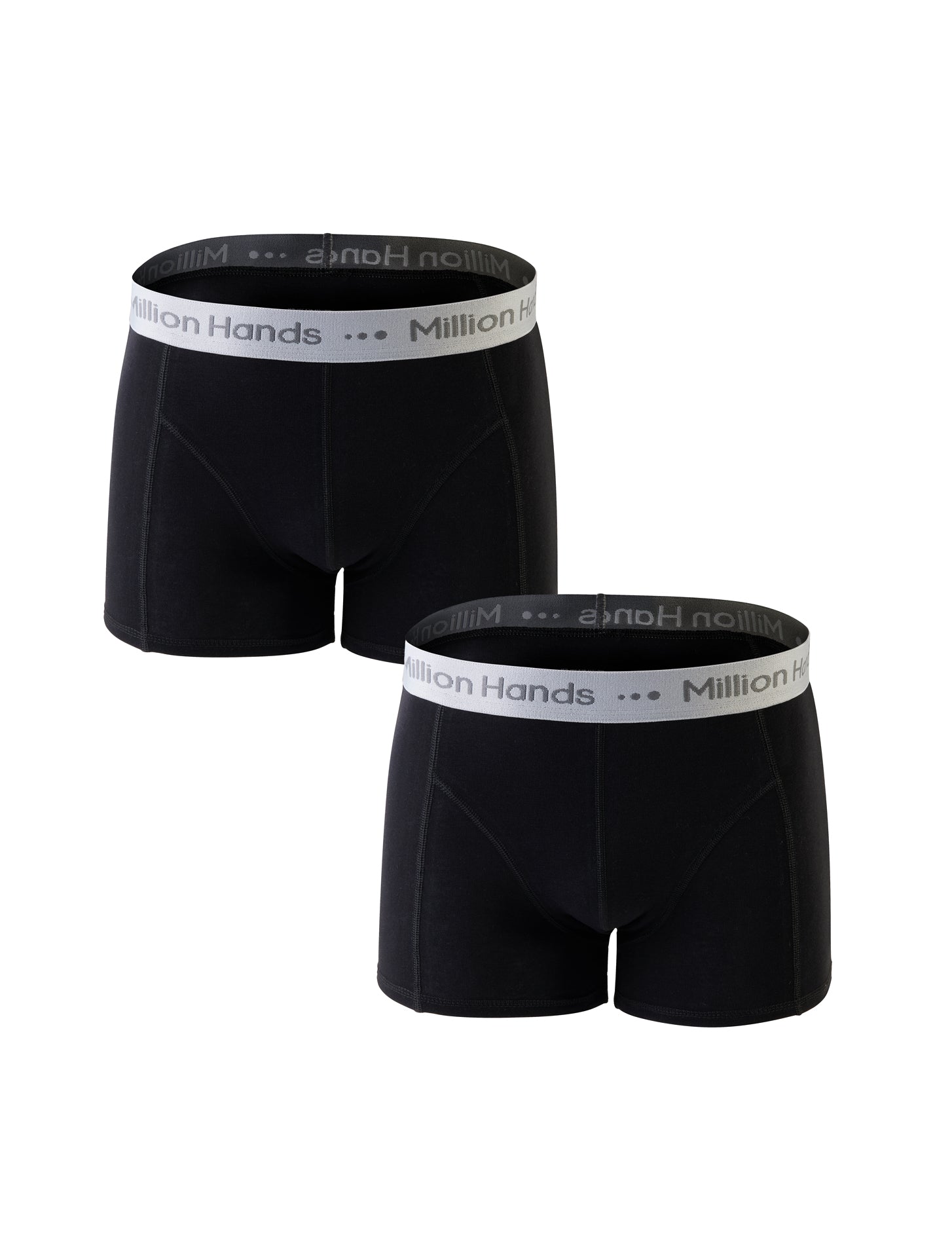 2 Pack Boxer Corto Trunk Negro Caballero - Million Hands