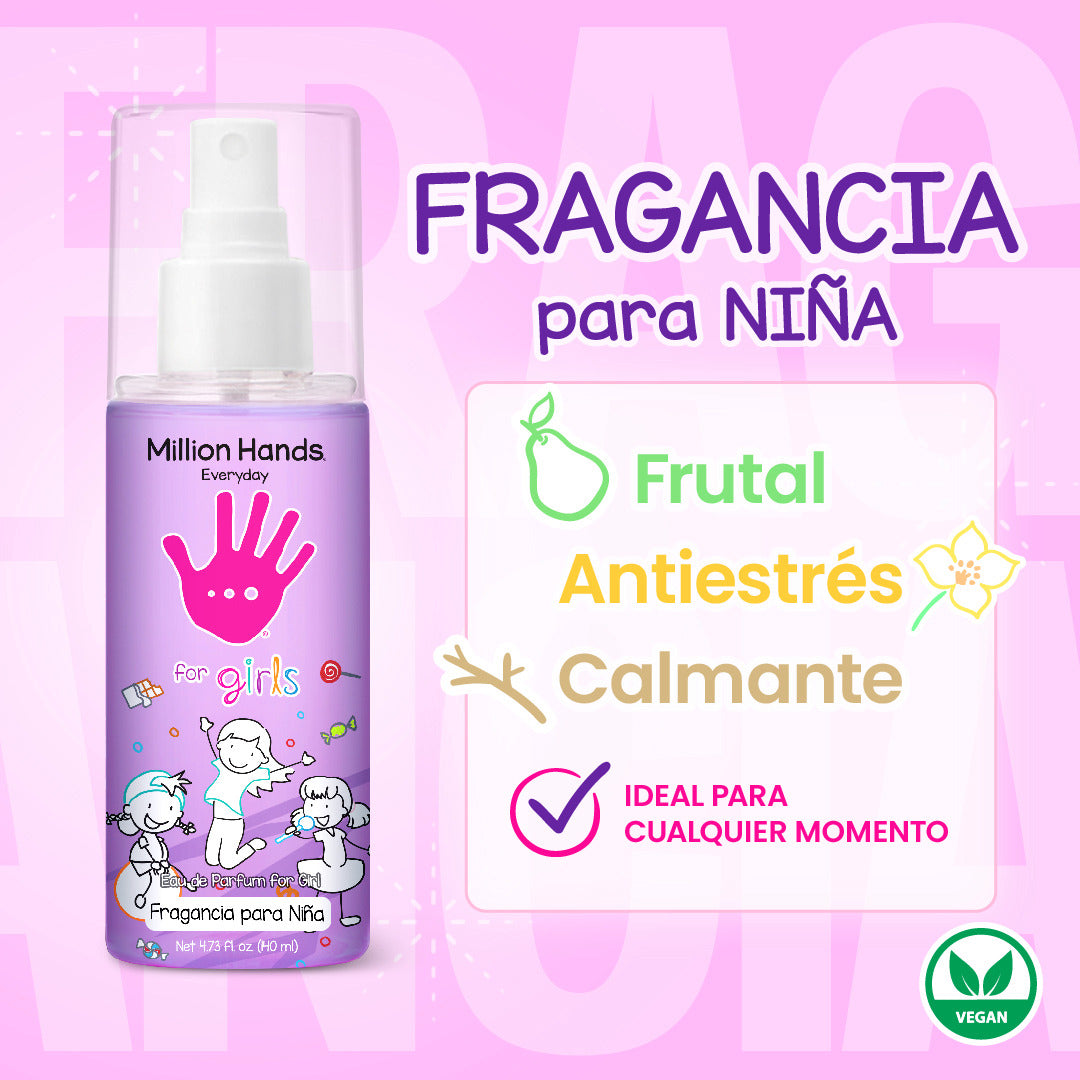 Fragancia Para Niña 140 ml. - Million Hands
