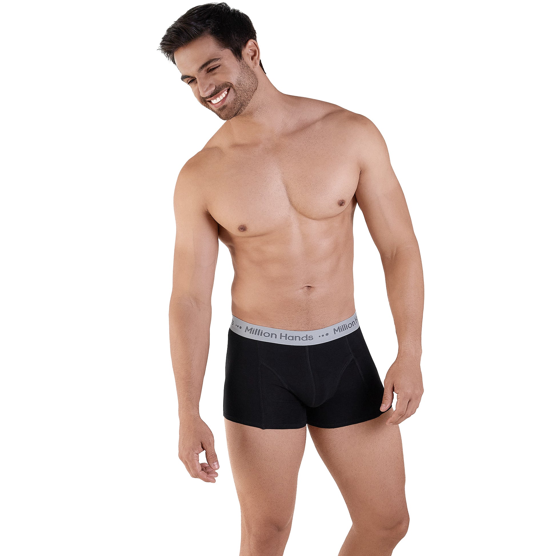 2 Pack Boxer Corto Trunk Negro Caballero - Million Hands