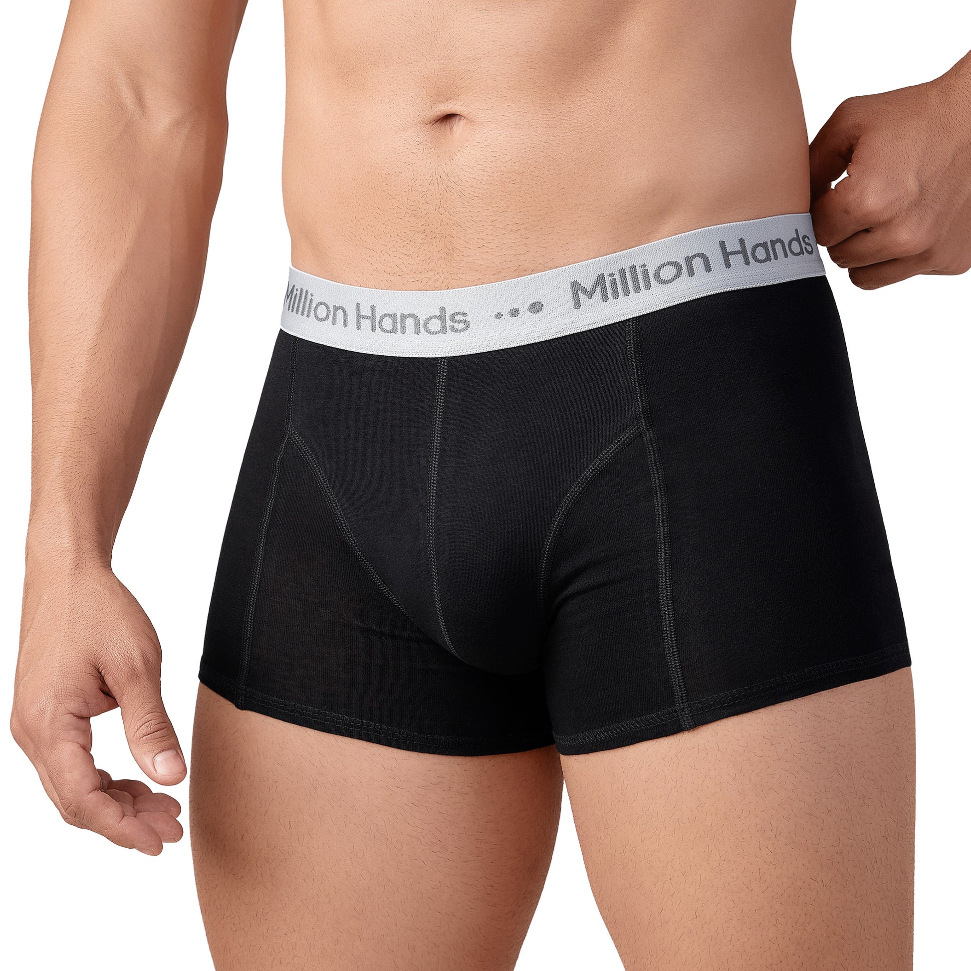 2 Pack Boxer Corto Trunk Negro Caballero - Million Hands