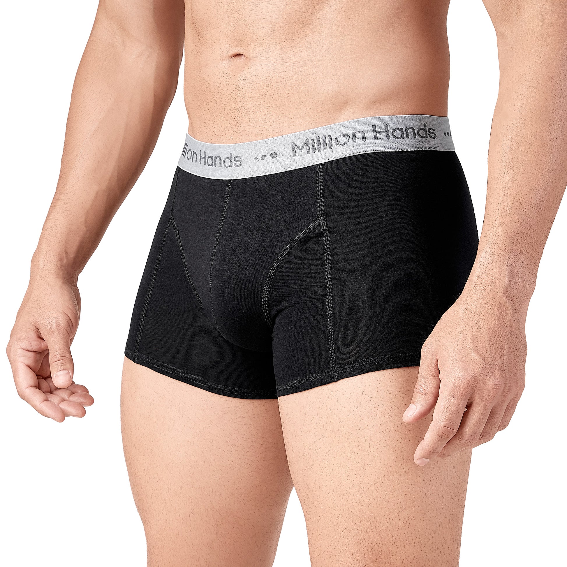 2 Pack Boxer Corto Trunk Negro Caballero - Million Hands