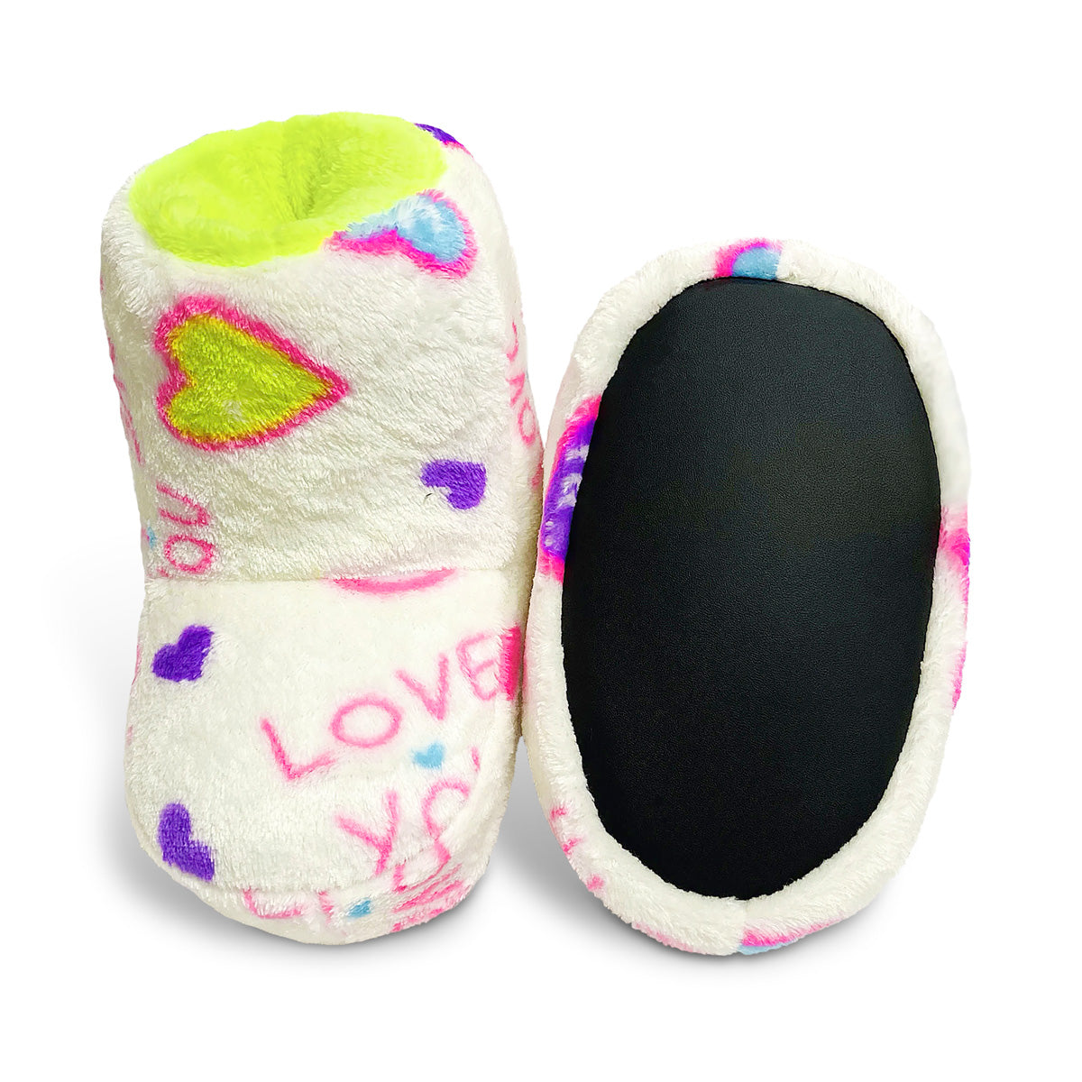 Pantuflas Bota Corazón Niña - Million Hands