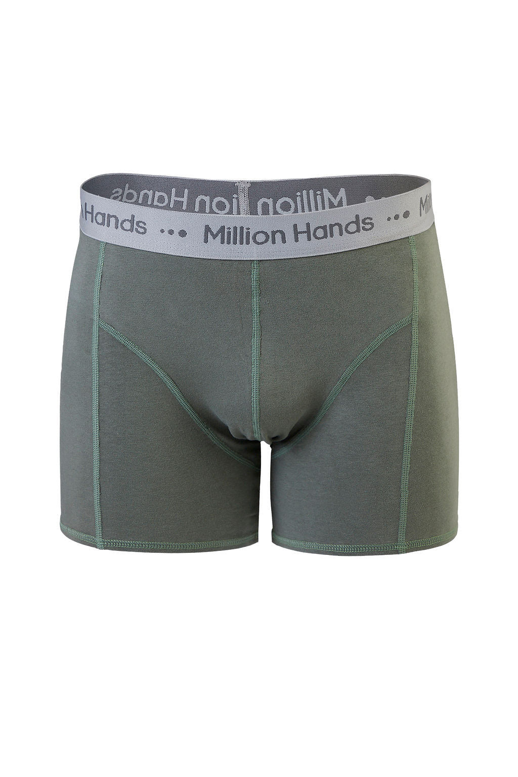 Boxer Corto Brief Caballero 3 Pack Color Verde Militar - Million Hands