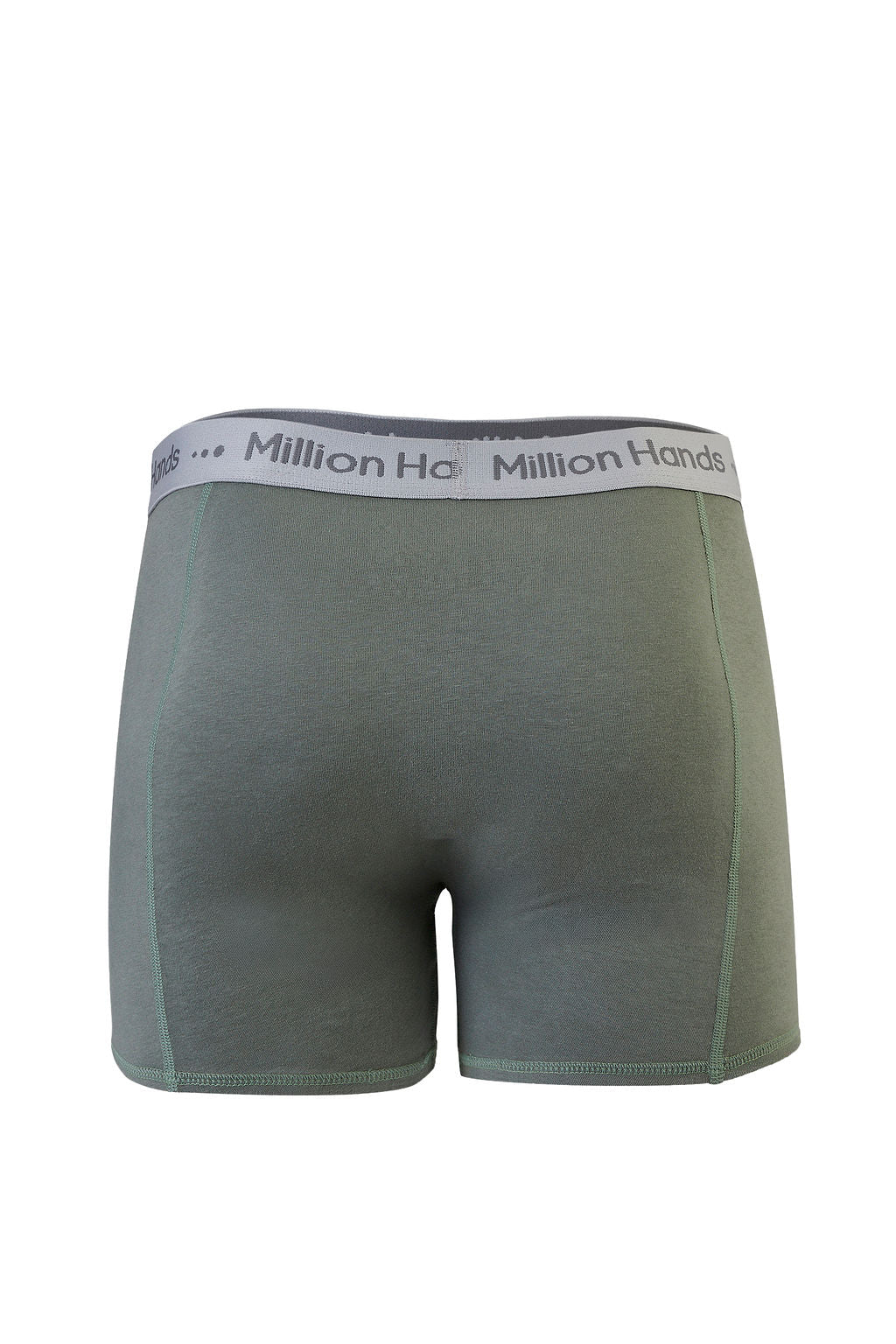 Boxer Corto Brief Caballero 3 Pack Color Verde Militar - Million Hands