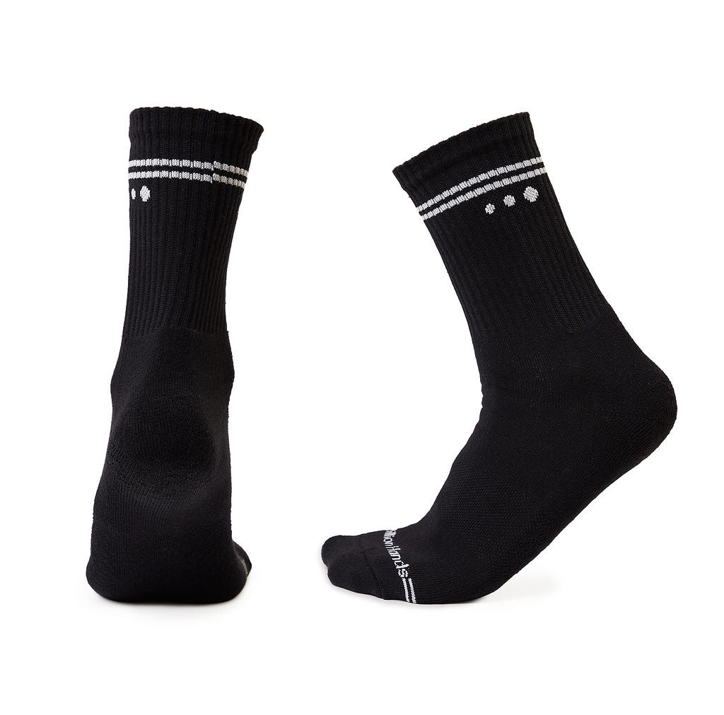 Calceta Sport Adulto  Unisex Negro - Million Hands