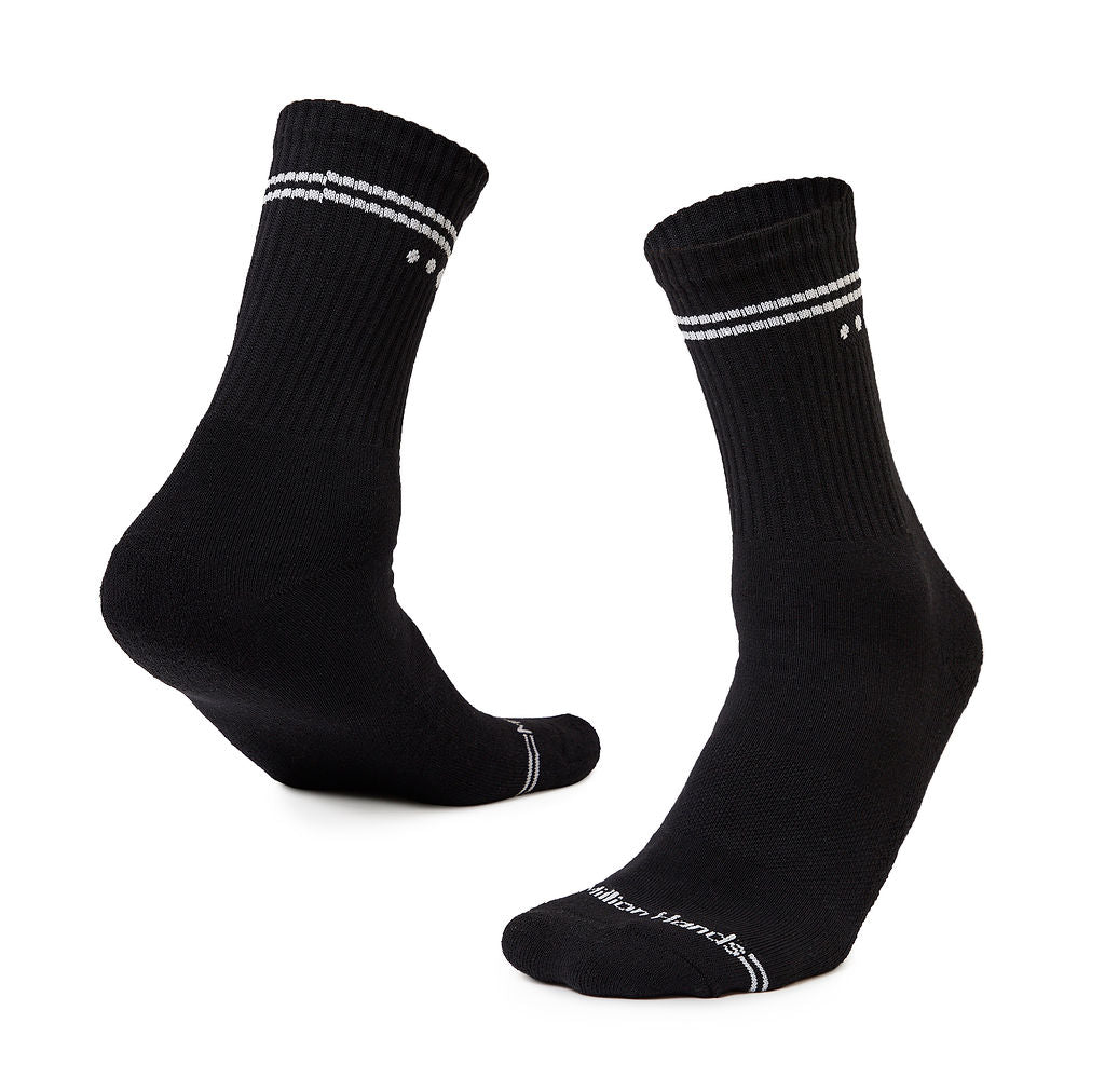 Calceta Sport Adulto  Unisex Negro - Million Hands