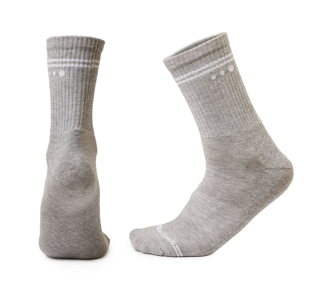 Calceta Sport Adulto Unisex Gris Jaspe - Million Hands