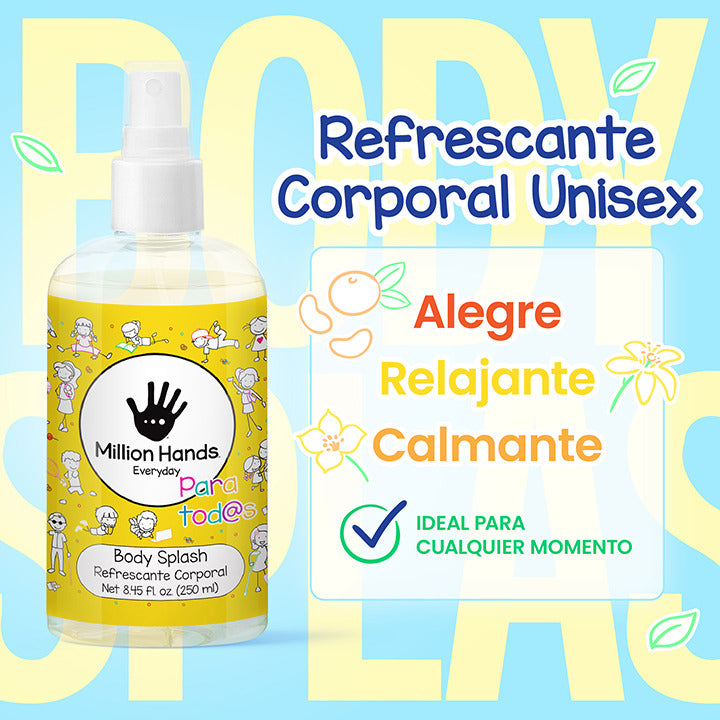 Body Splash 250 ml - Refrescante Corporal - Million Hands