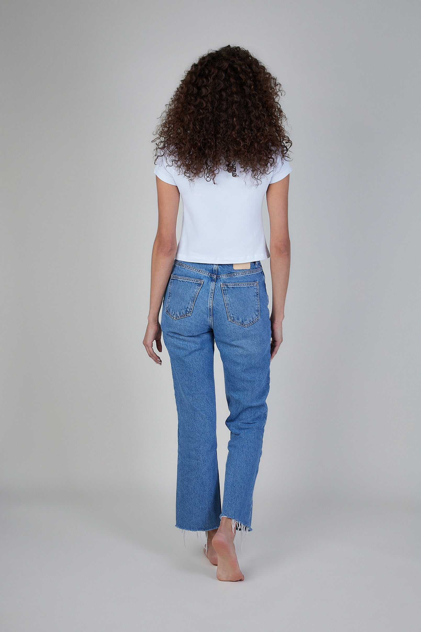 Playera Corta Blanca Dama - Million Hands
