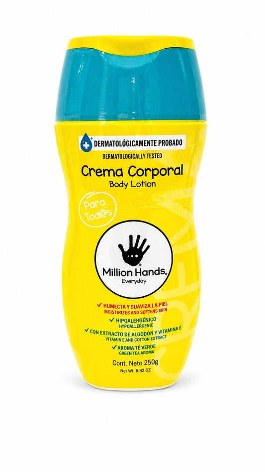 Crema Humectante Corporal Million Hands – Hidratación y Frescura - Million Hands