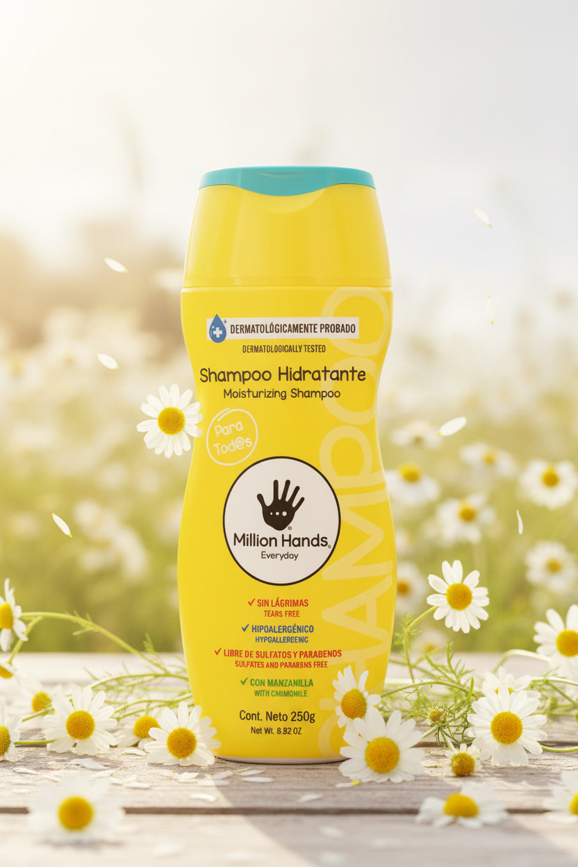Shampoo Hidratante Million Hands – Cuidado Diario para Toda La familia - Million Hands