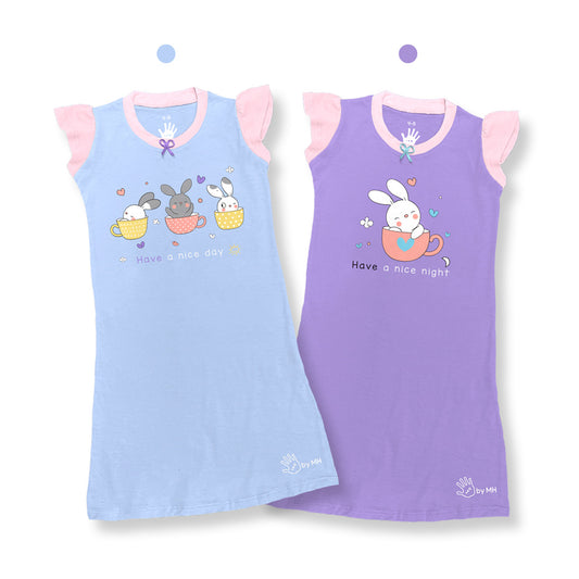 Dúo Camisones Soft "Bunny Dreams - Million Hands