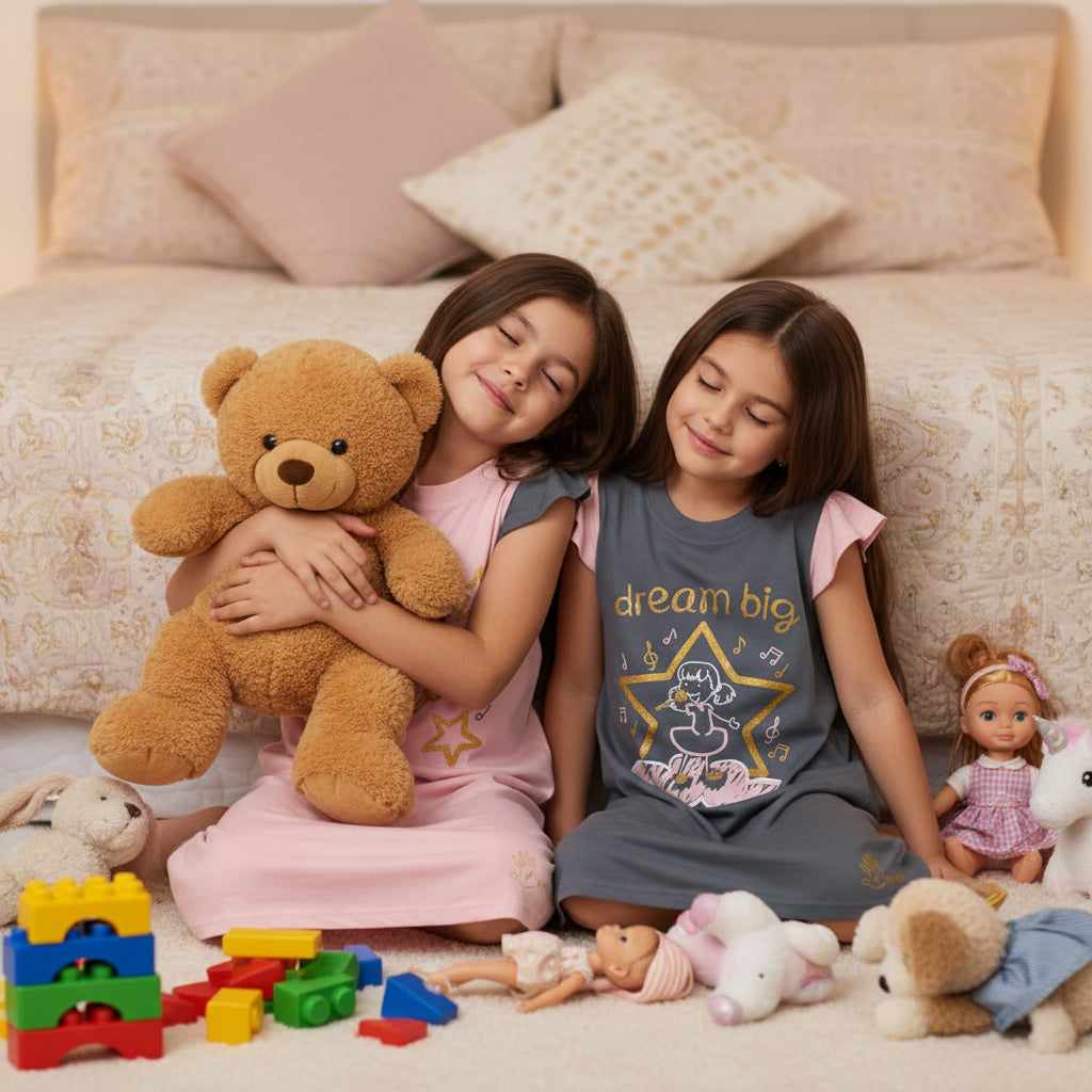 Camisones Corazón Estrella Niña Duo Pack - Million Hands