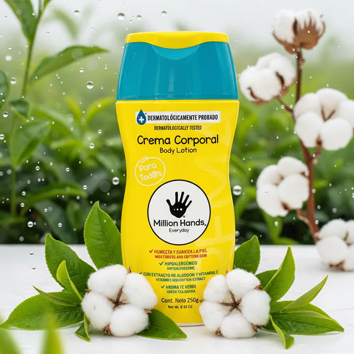 Crema Humectante Corporal Million Hands – Hidratación y Frescura - Million Hands