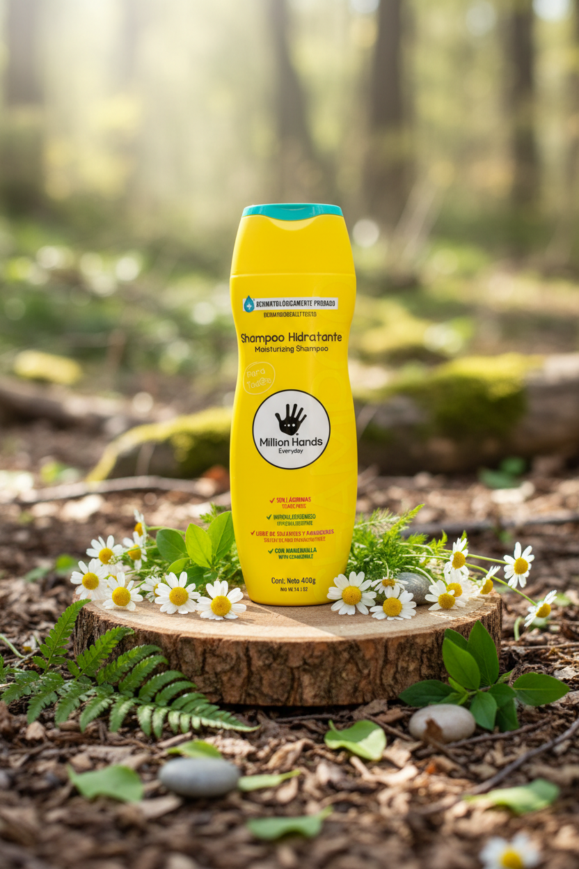 Shampoo Hidratante con Manzanilla (400g / 14.1 oz)