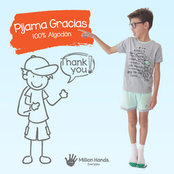 Pijama Gracias Niño - Million Hands 2 Pack