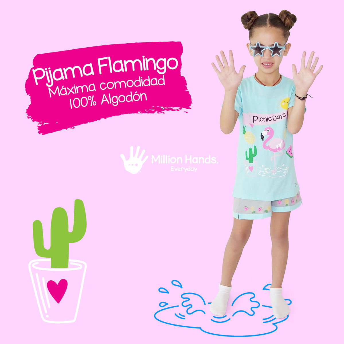 Pijama Flamingo - Million Hands 2 Pack - Million Hands