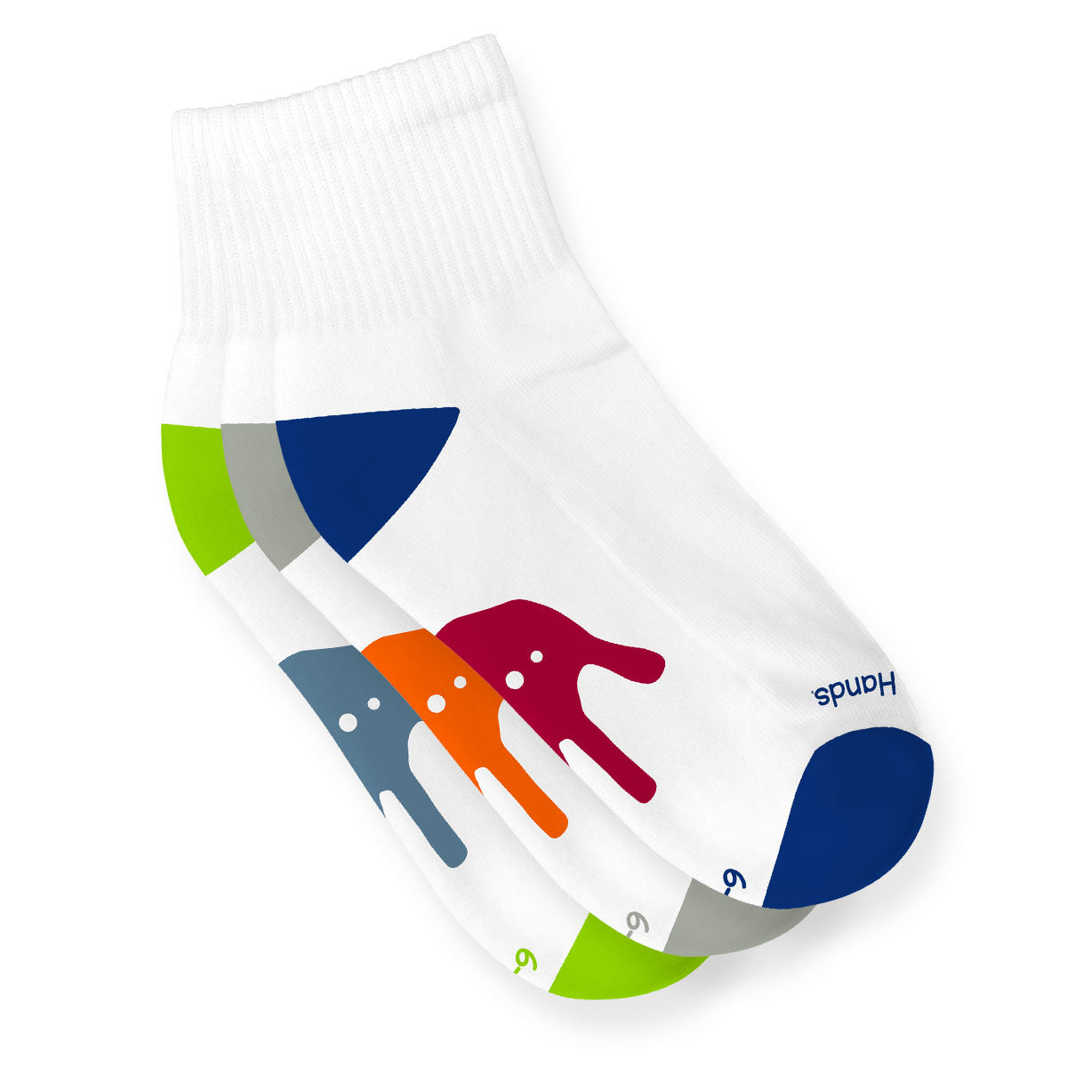 Calcetines Hands Multicolor Niño Algodón Ultra-Suave 3 Pack - Million Hands