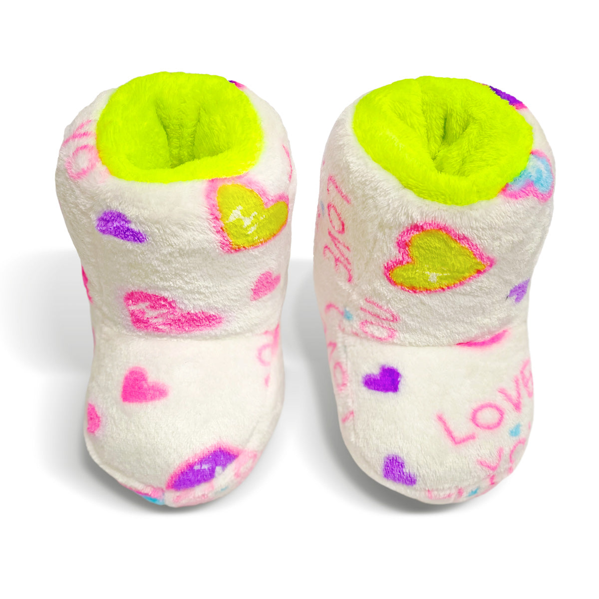 Pantuflas Bota Corazón Niña - Million Hands