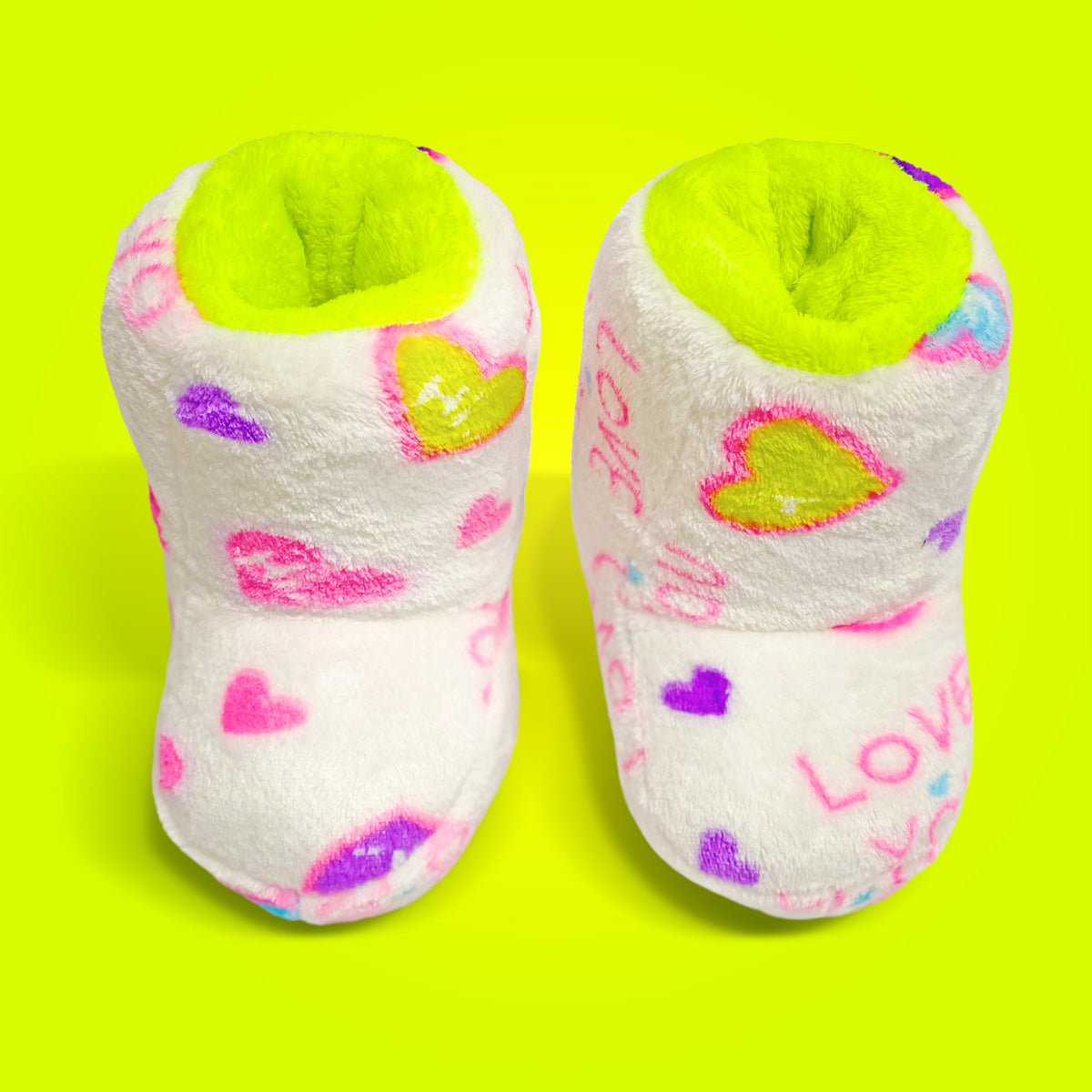Pantuflas Bota Corazón Niña - Million Hands