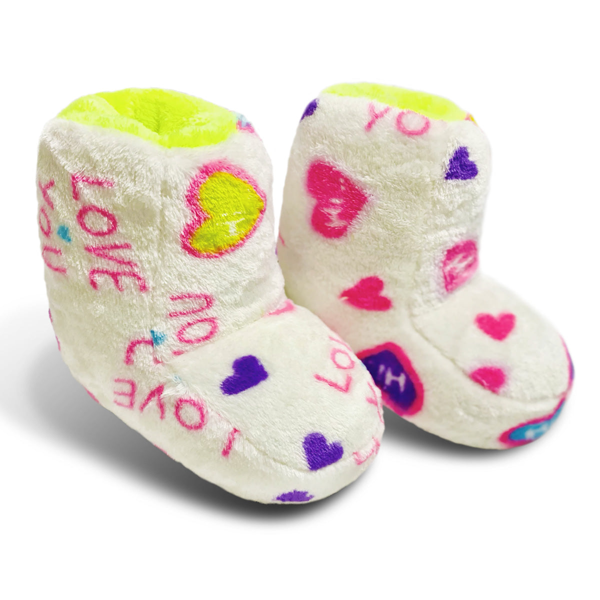 Pantuflas Bota Corazón Niña - Million Hands