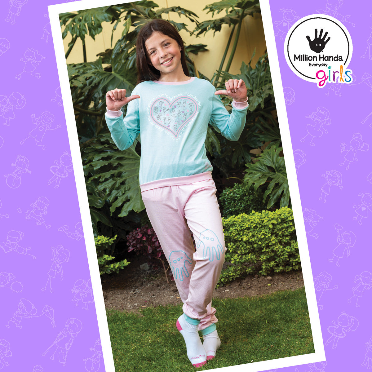 Pijama Korima Niña - Million Hands 2 Pack - Million Hands