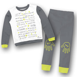 Pijama Letras Niño - Million Hands 2 Pack